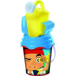 JAKE PIRATA SECCHIELLO CON INNAFFIATOIO E ACCESSORI MARE SPIAGGIA