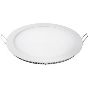 FARO FARETTO PANNELLO LED INCASSO 24W ULTRA SLIM LUCE BIANCO FREDDO ROTONDO