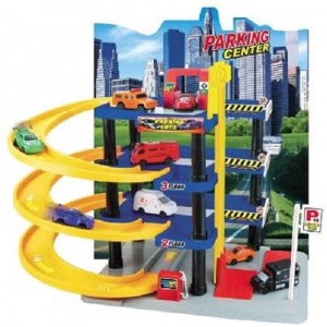 GARAGE MULTIPIANO A SPIRALE CON 3 MACCHININE INCLUSE