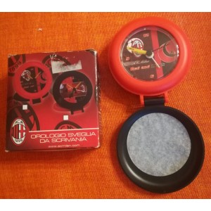 OROLOGIO SVEGLIA DA SCRIVANIA MILAN - PRODOTTO UFFICIALE A.C. MILAN