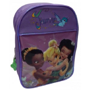 ZAINO ZAINETTO ASILO DISNEY FAIRIES FATINA TRILLI TINKER BELL SCUOLA 