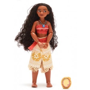VAIANA DISNEY BAMBOLA SNODABILE CON CIONDOLO ORIGINALE DISNEY