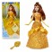 PRINCIPESSE SCINTILLANTI DISNEY BELLE CON SPAZZOLA - BAMBOLA SNODABILE