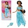 PRINCIPESSE SCINTILLANTI DISNEY JASMINE CON SPAZZOLA - BAMBOLA SNODABILE