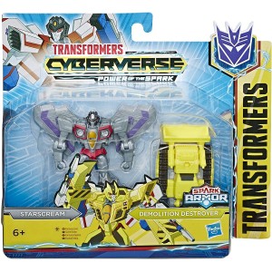 TRANSFORMERS CYBERVERSE POWER OF THE SPARK STARSCREAM DEMOLITION DESTROYER