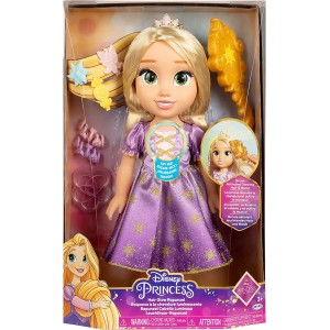 BAMBOLA RAPUNZEL HAIR GLOW LUCI E SUONI 40 CM