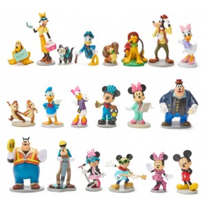 SET 20 PERSONAGGI DISNEY PVC LA CASA DI TOPOLINO