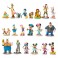 SET 20 PERSONAGGI DISNEY PVC LA CASA DI TOPOLINO