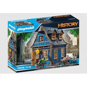 PLAYMOBIL HISTORY 70958 ABITAZIONE MEDIEVALE 2