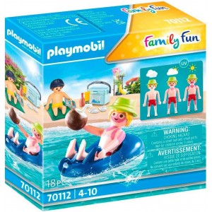 PLAYMOBIL FAMILY FUN 70112 BAGNANTE CON CANOTTO