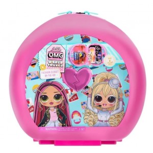 LOL SURPRISE OMG WORLD TRAVEL FASHION CLOSET ON-THE-GO ARMADIO PORTATILE
